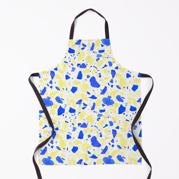 Item preview, Yellow and Blue Terrazzo Pattern designed and sold by Bumblefuzzies.