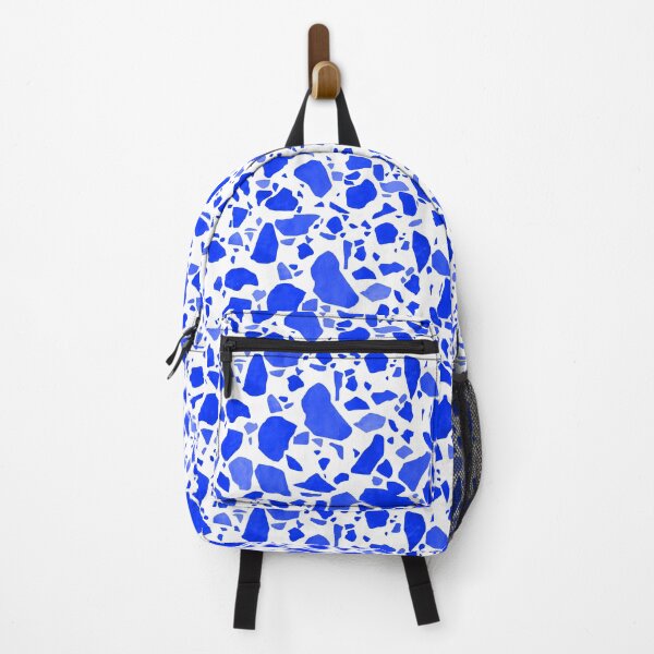 Item preview, Dark Blue on White Terrazzo Pattern designed and sold by Bumblefuzzies.