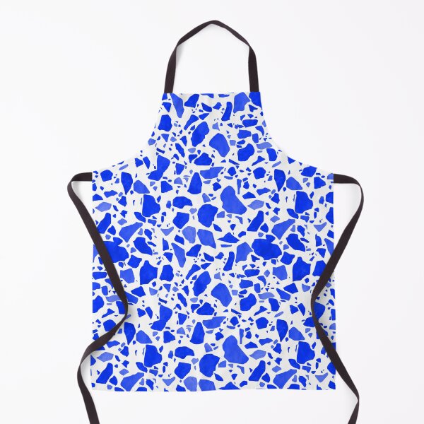 Item preview, Dark Blue on White Terrazzo Pattern designed and sold by Bumblefuzzies.