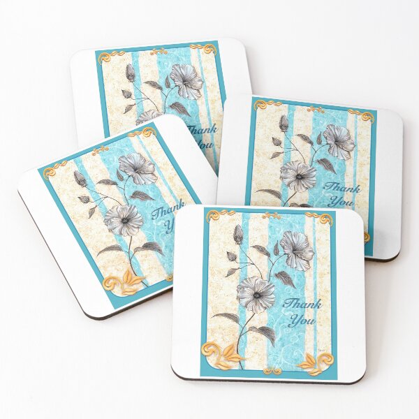 Item preview, SMALL HIBISCUS THANK YOU designed and sold by Judy Mastrangelo.