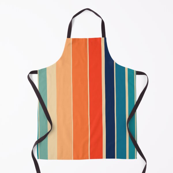 Item preview, Retro 70’s Rainbow Stripe Print Pattern designed and sold by Aryeh Studio.