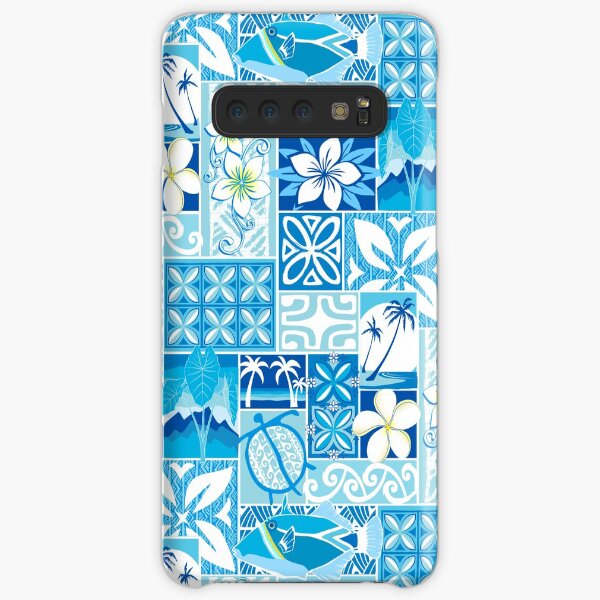 New Hawaiian Motif - blue Samsung Galaxy Snap Case