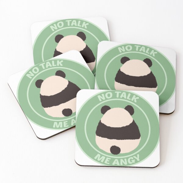 Item preview, No Talk Me Angy Cute Panda designed and sold by coronyas.