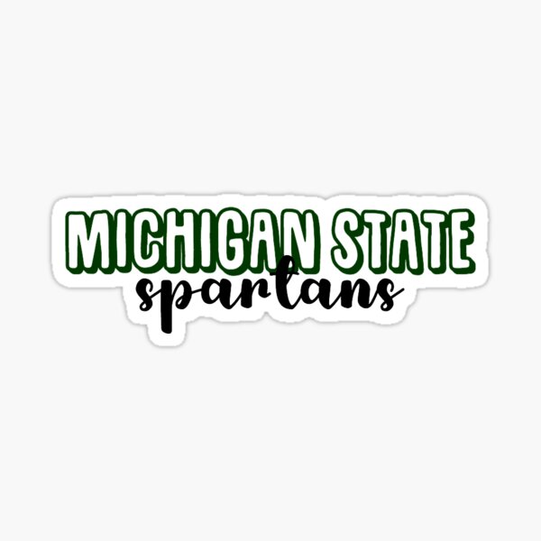 michigan state sticker Sticker