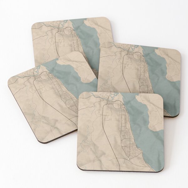 Item preview, Campbell River Sepia Map designed and sold by CPTVDesign.