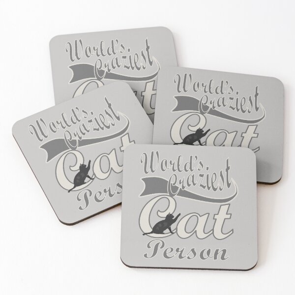 Item preview, 1980s Retro Typography World's Craziest Cat Person designed and sold by LEILA ART SPACE.