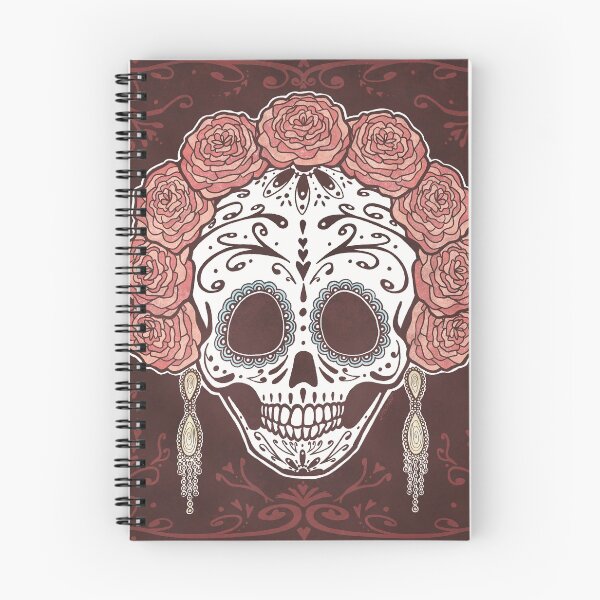 Item preview, Calavera Flores Rojas designed and sold by Stack.