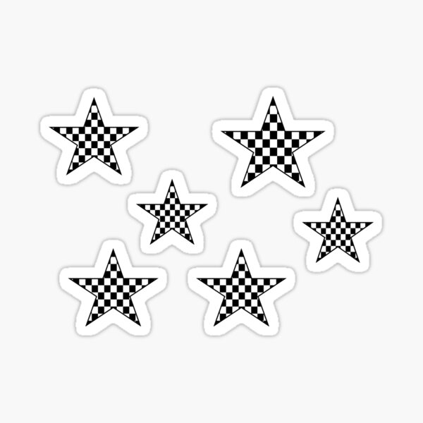 Checker Star Pack Sticker
