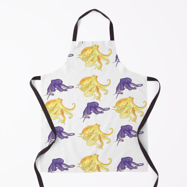 Item preview, purple and gold octopus designed and sold by Mursah.