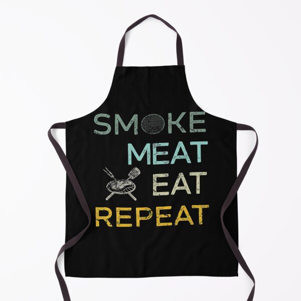 Item preview, BBQ Smoke Meat Eat Repeat designed and sold by AndApArt.