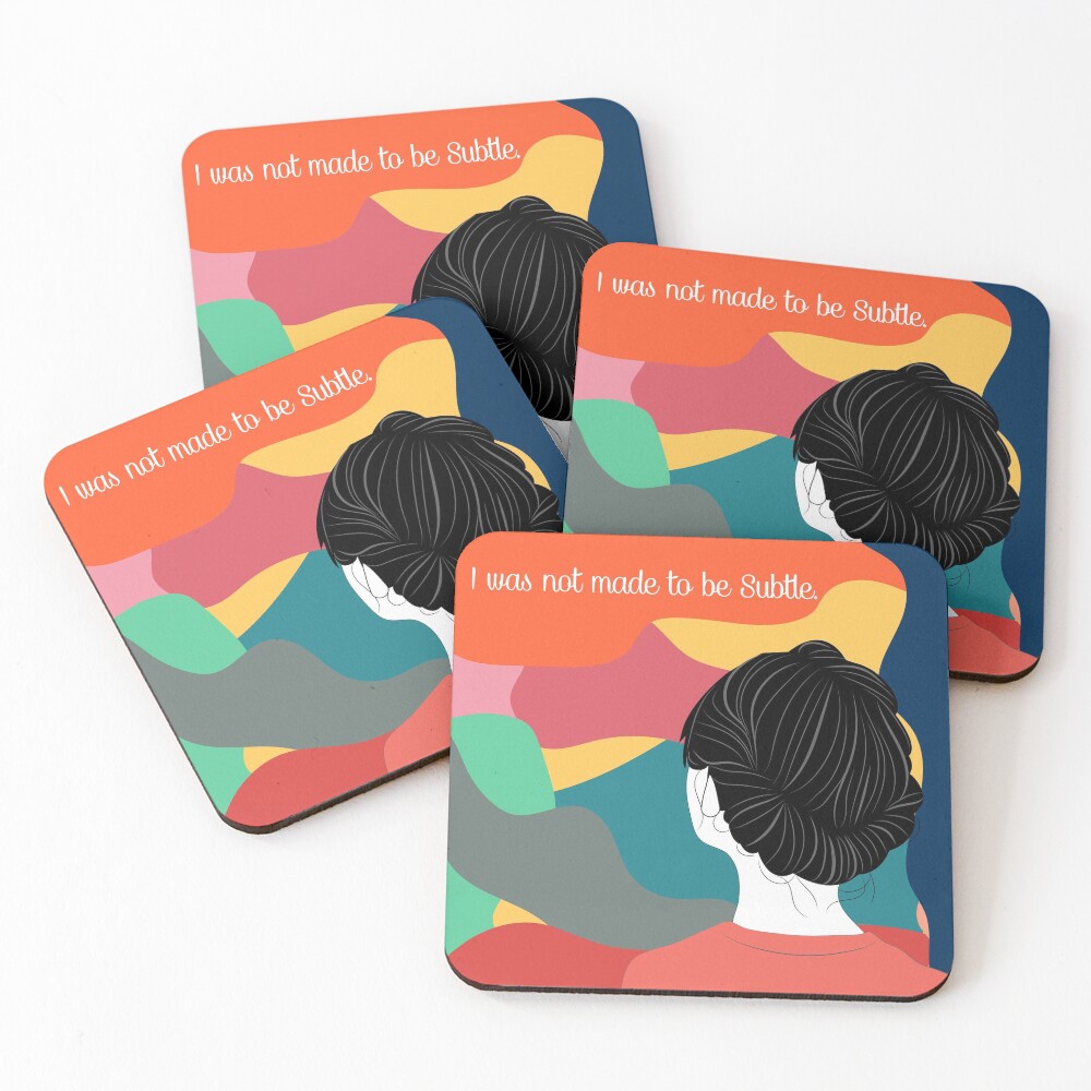 Item preview, Coasters (Set of 4) designed and sold by Createandchill.