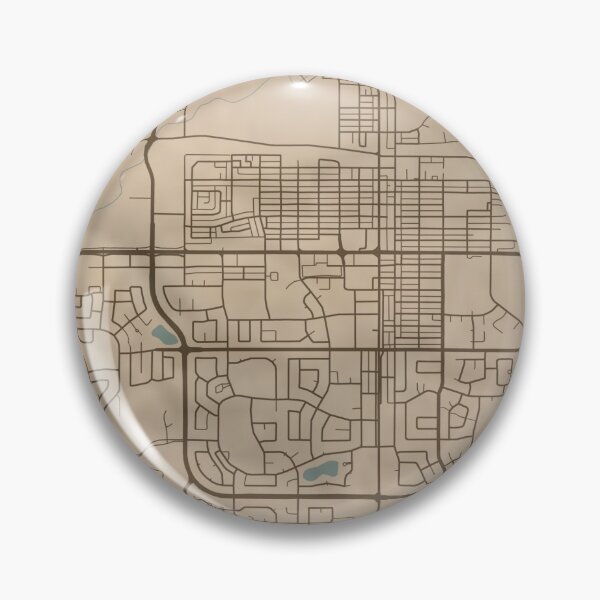 Item preview, Lloydminster Sepia Map designed and sold by CPTVDesign.