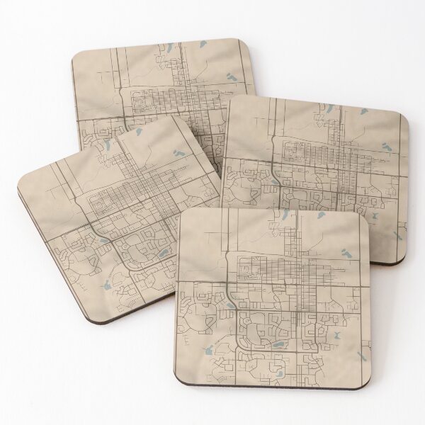 Item preview, Lloydminster Sepia Map designed and sold by CPTVDesign.