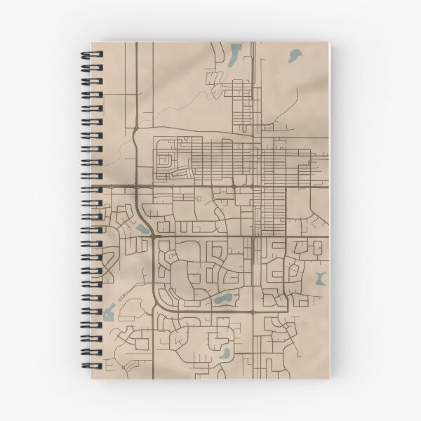 Item preview, Lloydminster Sepia Map designed and sold by CPTVDesign.