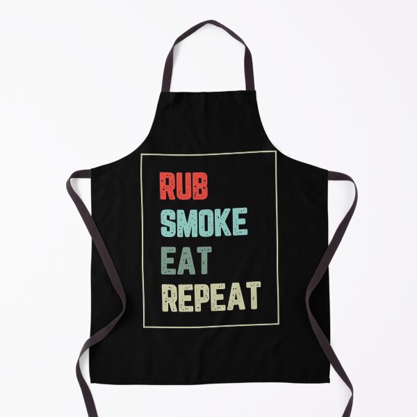 Item preview, Rub Smoke Eat Repeat BBQ designed and sold by AndApArt.