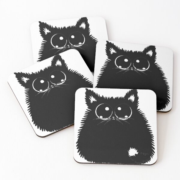 Item preview, Cute, funny Inky Cat Design designed and sold by Monica C. Webster.