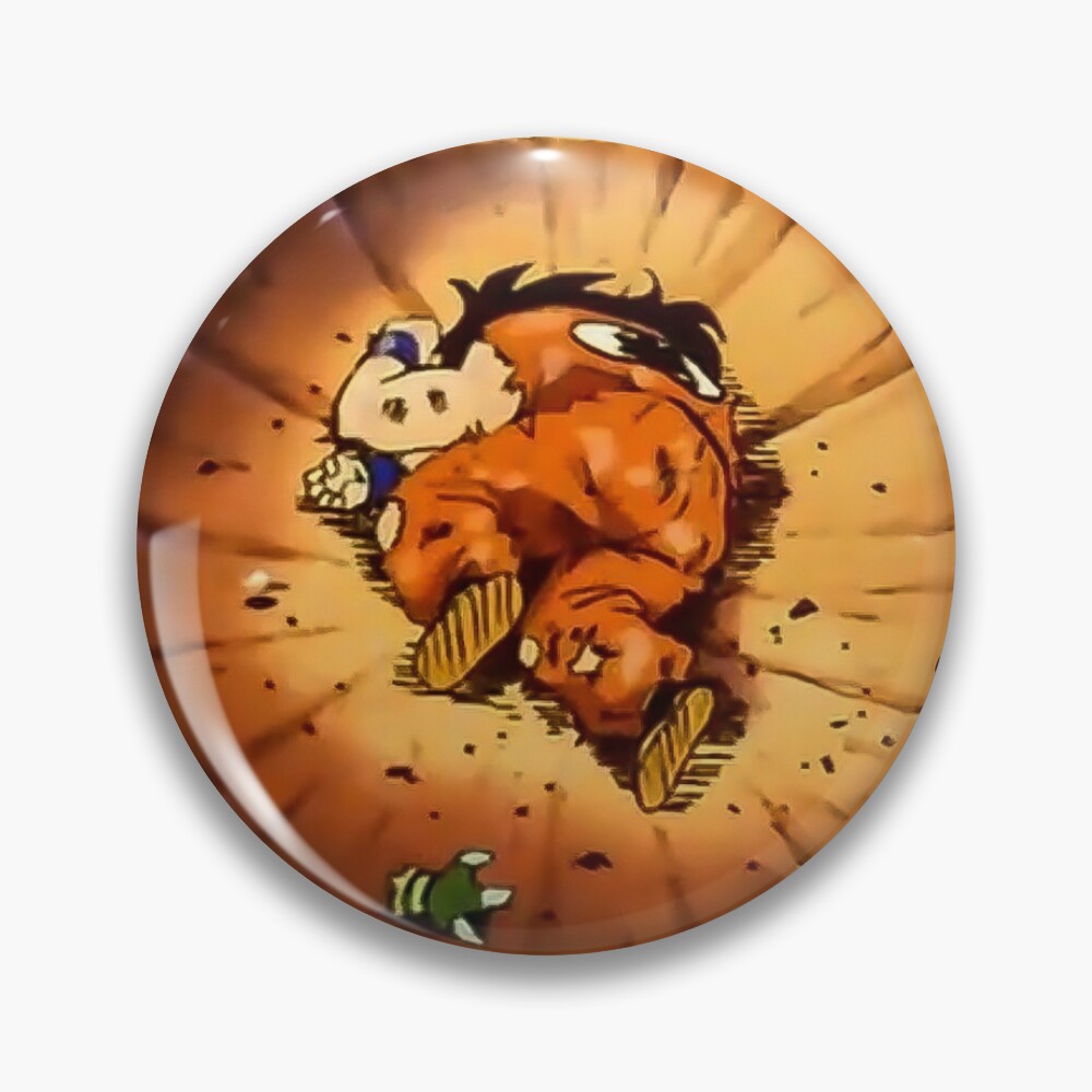 Yamcha's Death Pose Pin for Sale by CrmsnFreelance | Redbubble