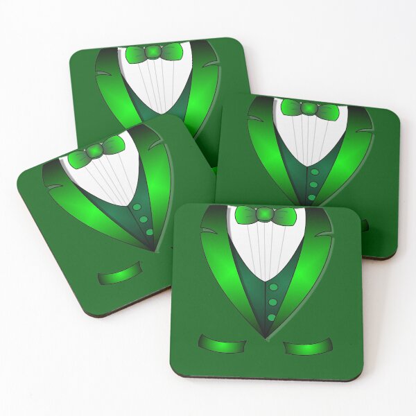 Item preview, 1980s leprechaun suit st patricks day green Irish tuxedo designed and sold by LEILA ART SPACE.