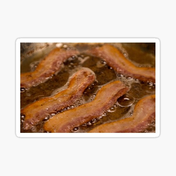 Sizzling Bacon Sticker