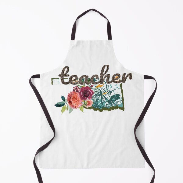 Item preview, Oklahoma Teacher Floral Watercolor designed and sold by AZGuzmans.