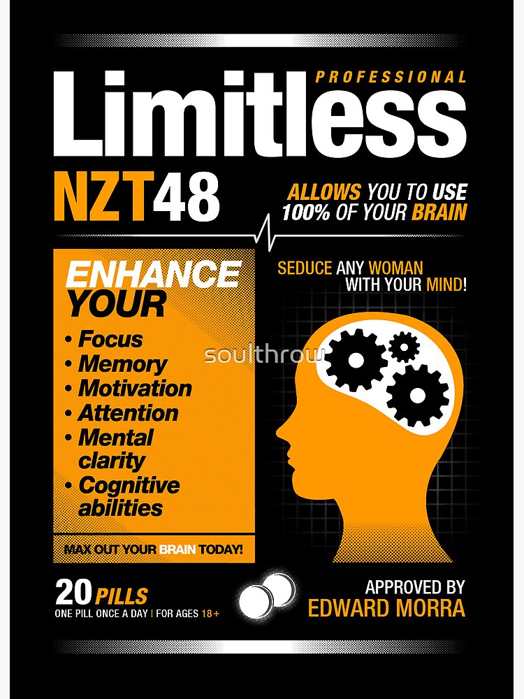 Limitless Pills Nzt 48 Original Version Greeting Card By Soulthrow Redbubble