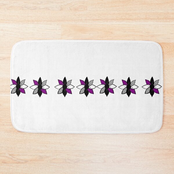 Item preview, Asexual Pride Flower Row designed and sold by kenna18r.
