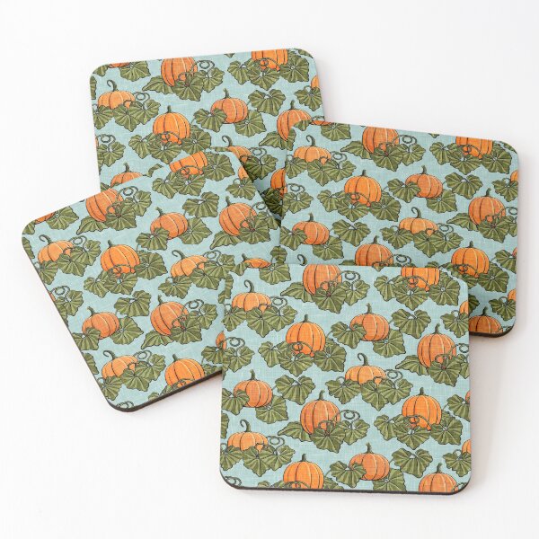Item preview, Copy of Pumpkin Patch - blue  - fall designed and sold by littlearrow.