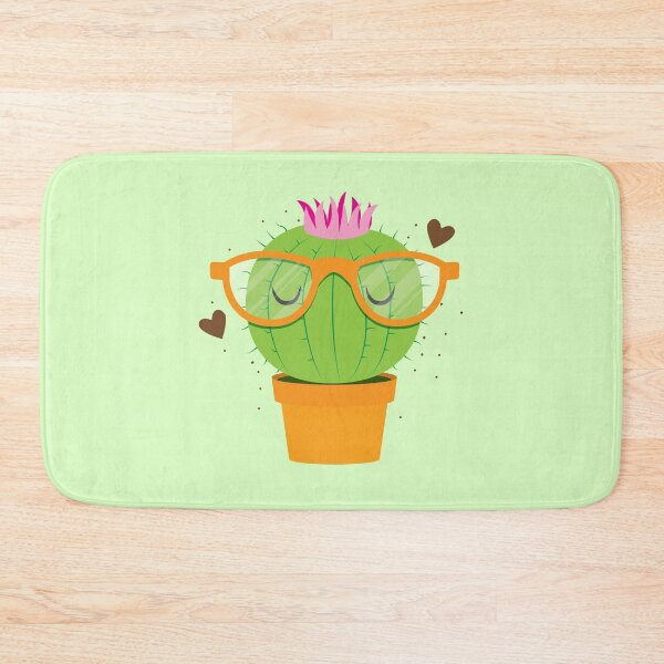 Item preview, Super Kawaii Nerdy Hipster Cactus designed and sold by jazzydevil.