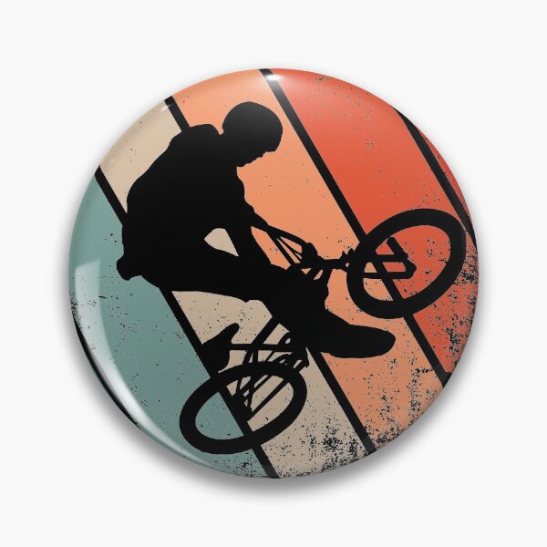 Item preview, Cool Retro BMX Rider haciendo Freestyle designed and sold by CoolSilhouettes.