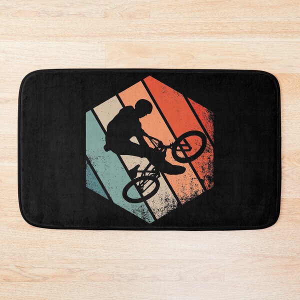 Item preview, Cool Retro BMX Rider doing Freestyle designed and sold by CoolSilhouettes.