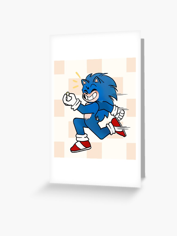 Super Sonic from the Sonic The Hedgehog 2 Movie Digital Print Postcard for  Sale by AniMagnusYT