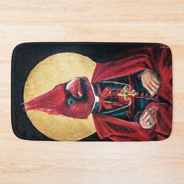 Aperçu de l'œuvre Cardinal Cardinal | Peinture d'oiseau classique de la Renaissance créée et vendue par Jacob la Cour.