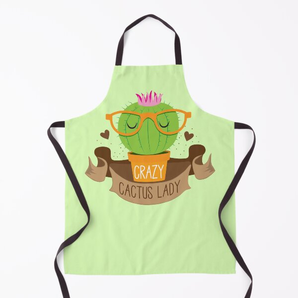 Item preview, CRAZY CACTUS LADY (with cacti glasses banner) designed and sold by jazzydevil.