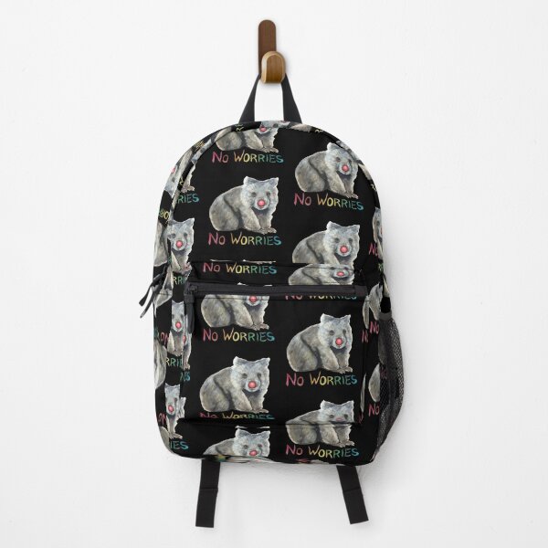 Item preview, Warren the Wombat No Worries designed and sold by carologilvie.