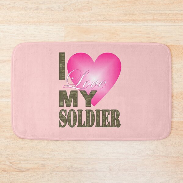 Item preview,  1980s camo camouflage Valentine's Day I Love My Soldier designed and sold by LEILA ART SPACE.