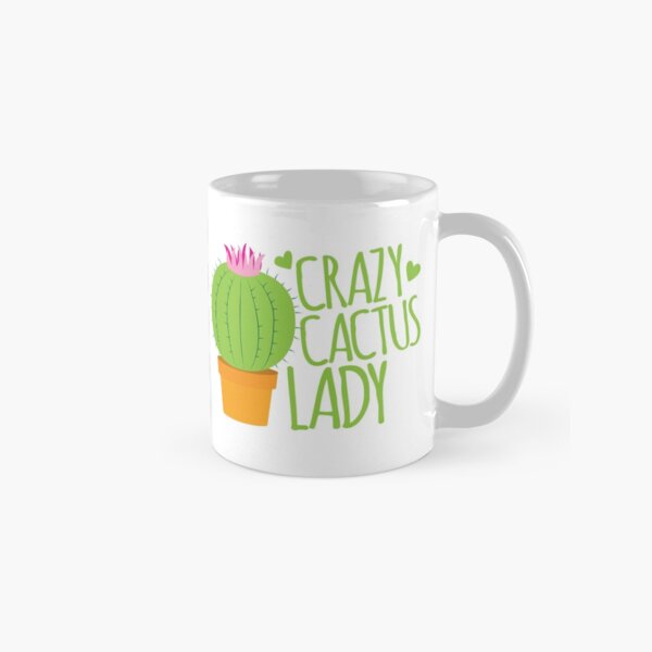 Crazy Cactus Lady Classic Mug