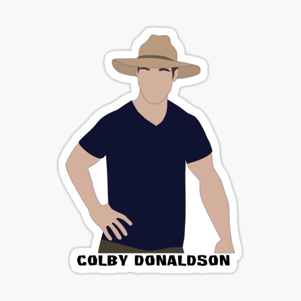 “Colby Donaldson” Sticker for Sale by katietedesco | Redbubble