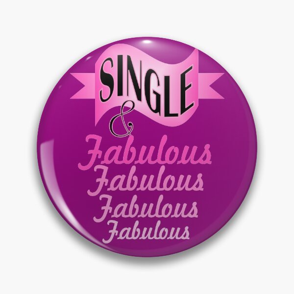 Item preview, 1980s singles awareness day single and fabulous designed and sold by LEILA ART SPACE.