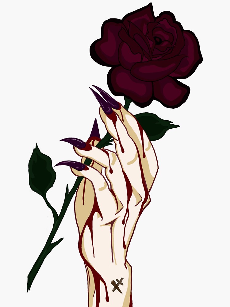 "gothic vampire hand" Sticker for Sale by Khiram45 Redbubble