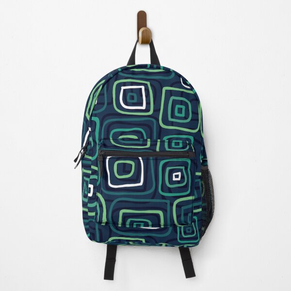 Item preview, Teal Tile Swirls designed and sold by Pink Pineapple Works.