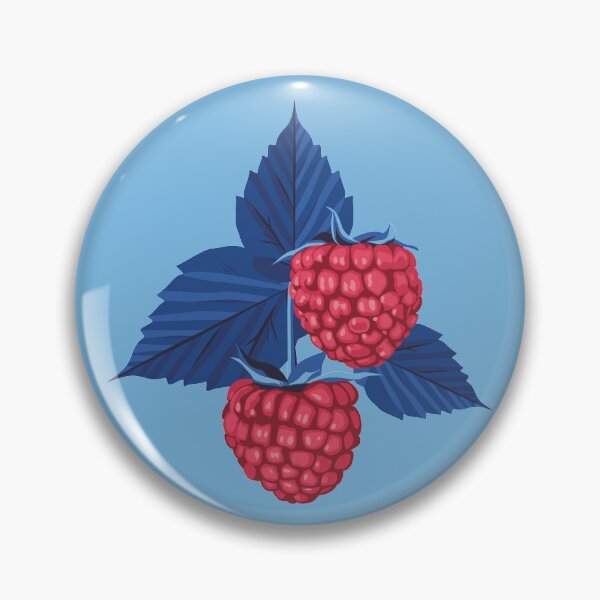 Item preview, Raspberry on blue background designed and sold by lents.