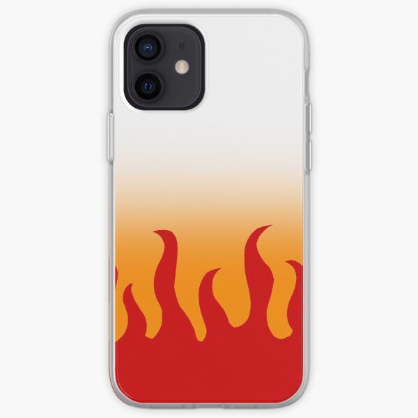 Demon Slayer Kyojuro Rengoku Haori Pattern iPhone Soft Case