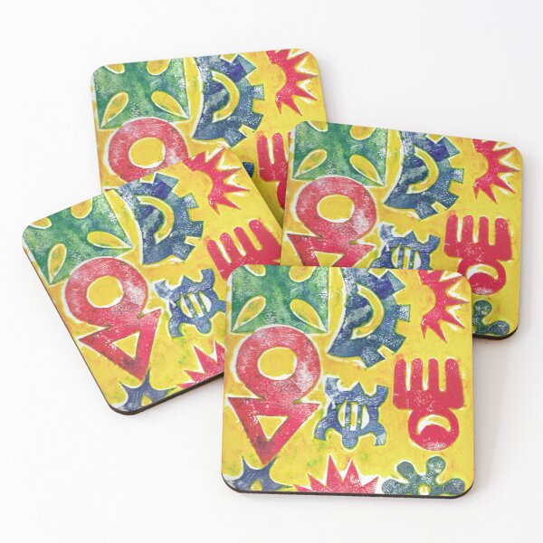Item preview, Shapes and Symbols on Yellow designed and sold by LaylaDesigns.