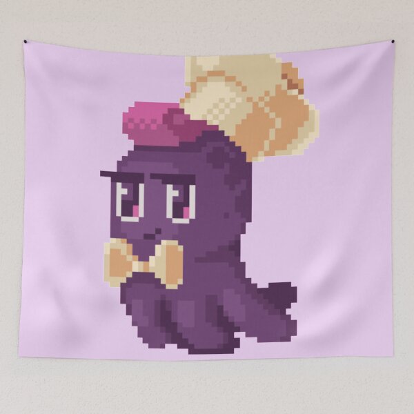 Item preview, Pixelated Chibi Octopus Chef designed and sold by HopeDetour.