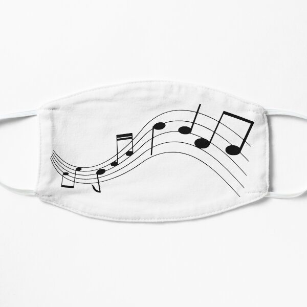 Musical Notes! Flat Mask