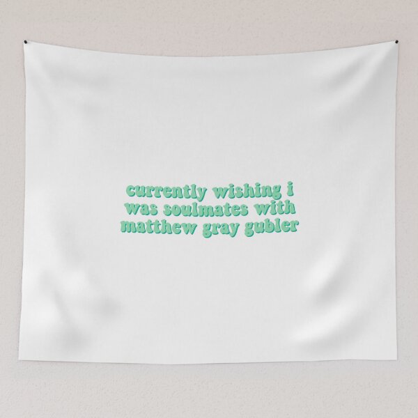 Item preview, currently wishing i was soulmates with matthew gray gubler designed and sold by reaganreese.