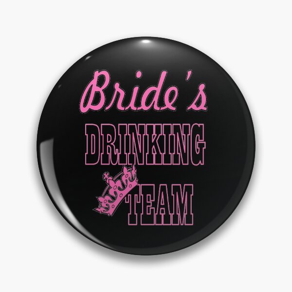 Item preview, 1980s cute pink bride's drinking team bachelorette party designed and sold by LEILA ART SPACE.