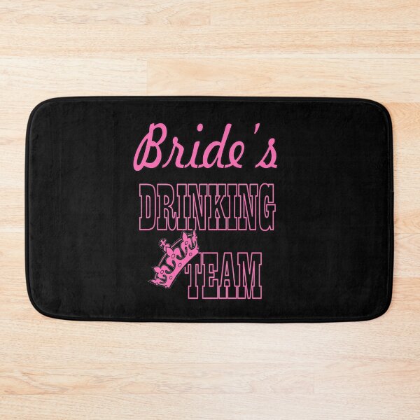 Item preview, 1980s cute pink bride's drinking team bachelorette party designed and sold by LEILA ART SPACE.