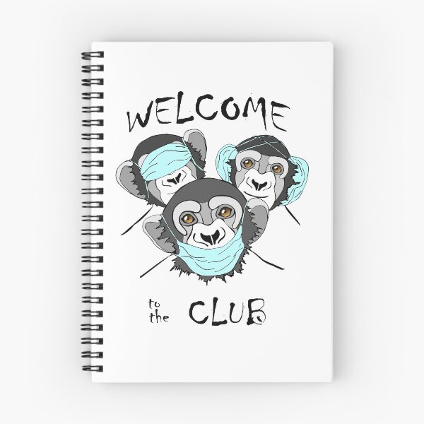 Item preview, t-shirt covid-19 monkey illustration designed and sold by Innulia.