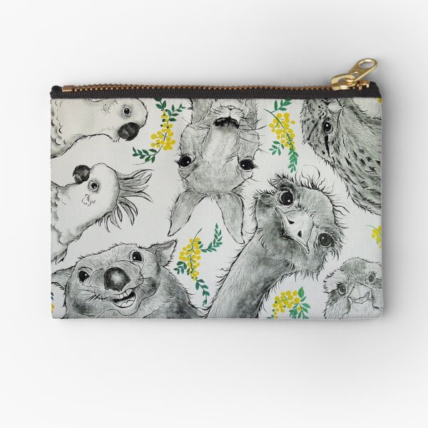 Australian Menagerie Zipper Pouch